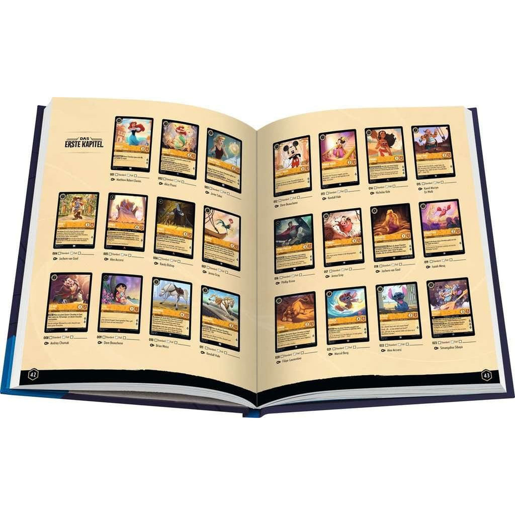 Zdjęcie produktu Disney Lorcana TCG Książka Oficjalny Przewodnik Kolekcjonera: Zestawy 1–4 *Wersja niemiecka*