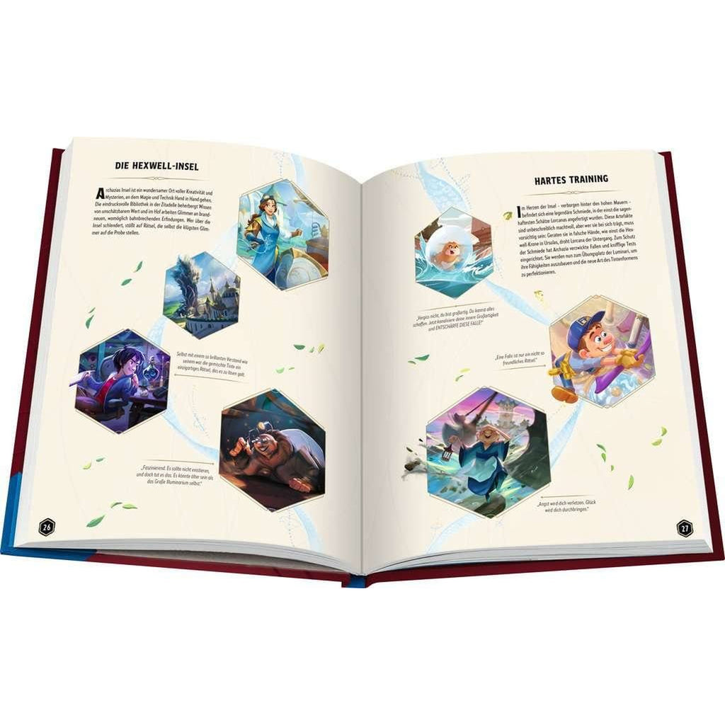 Zdjęcie produktu Disney Lorcana TCG Książka Oficjalny Poradnik Kolekcjonera: Zestawy 5-8 *Wersja niemiecka*