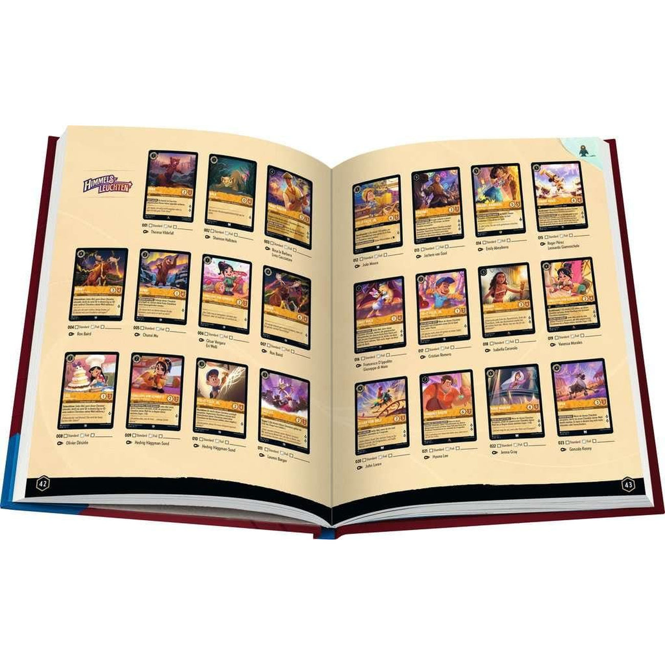 Zdjęcie produktu Disney Lorcana TCG Książka Oficjalny Poradnik Kolekcjonera: Zestawy 5-8 *Wersja niemiecka*