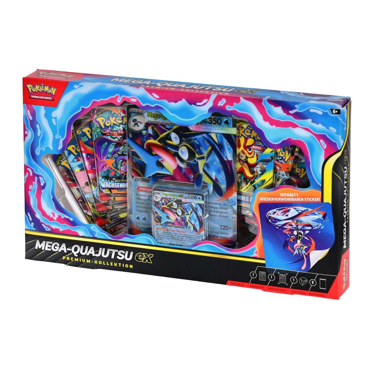 Zdjęcie produktu Pokémon – Pudełko kart kolekcjonerskich Mega-Greninja Premium Collection
