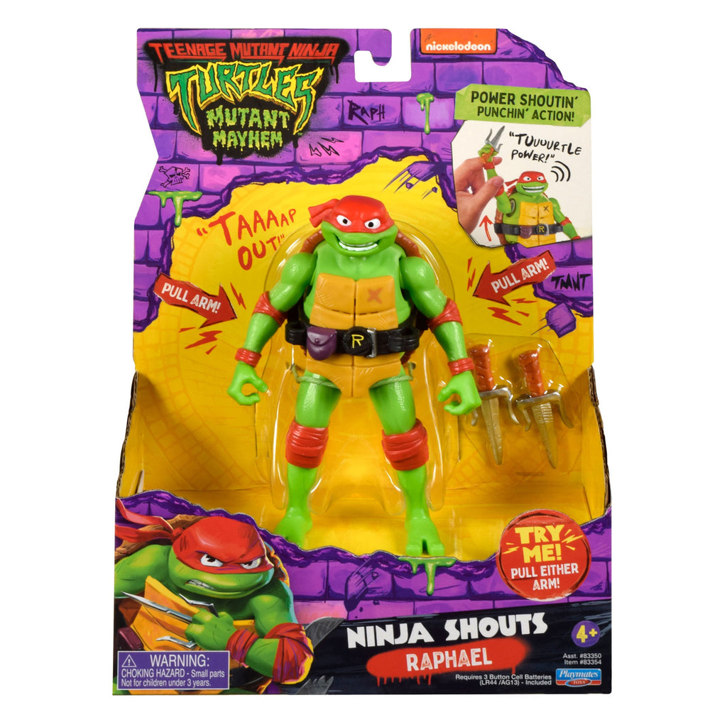 Zdjęcie produktu Teenage Mutant Ninja Turtles: Mutant Mayhem Ninja Shouts figurka akcji Raphael 14 cm