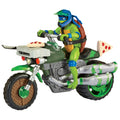 Zdjęcie produktu Teenage Mutant Ninja Turtles: Mutant Mayhem Drive N Kick figurka akcji Leonardo i motocykl 11 cm