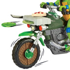 Zdjęcie produktu Teenage Mutant Ninja Turtles: Mutant Mayhem Drive N Kick figurka akcji Leonardo i motocykl 11 cm
