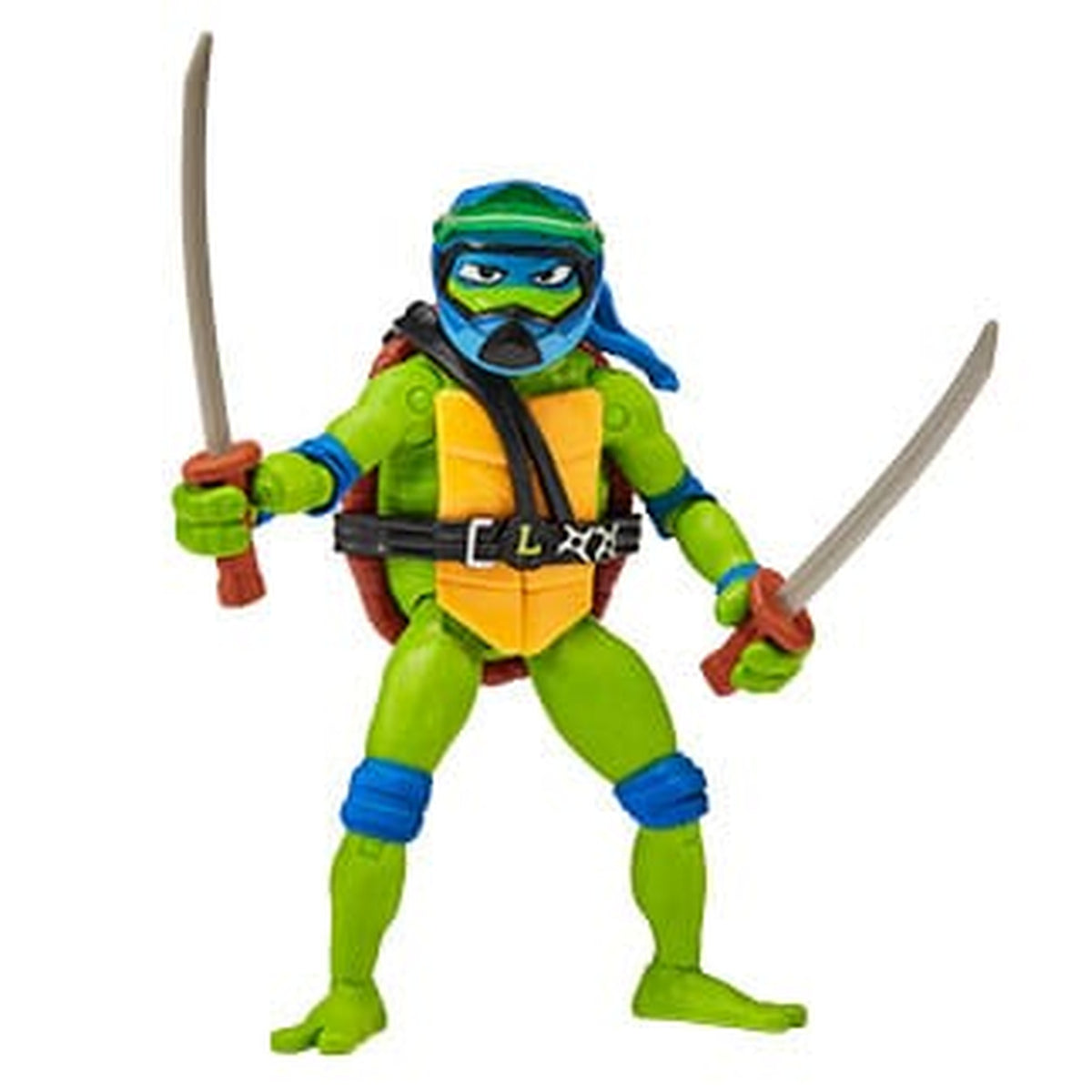 Zdjęcie produktu Teenage Mutant Ninja Turtles: Mutant Mayhem Drive N Kick figurka akcji Leonardo i motocykl 11 cm