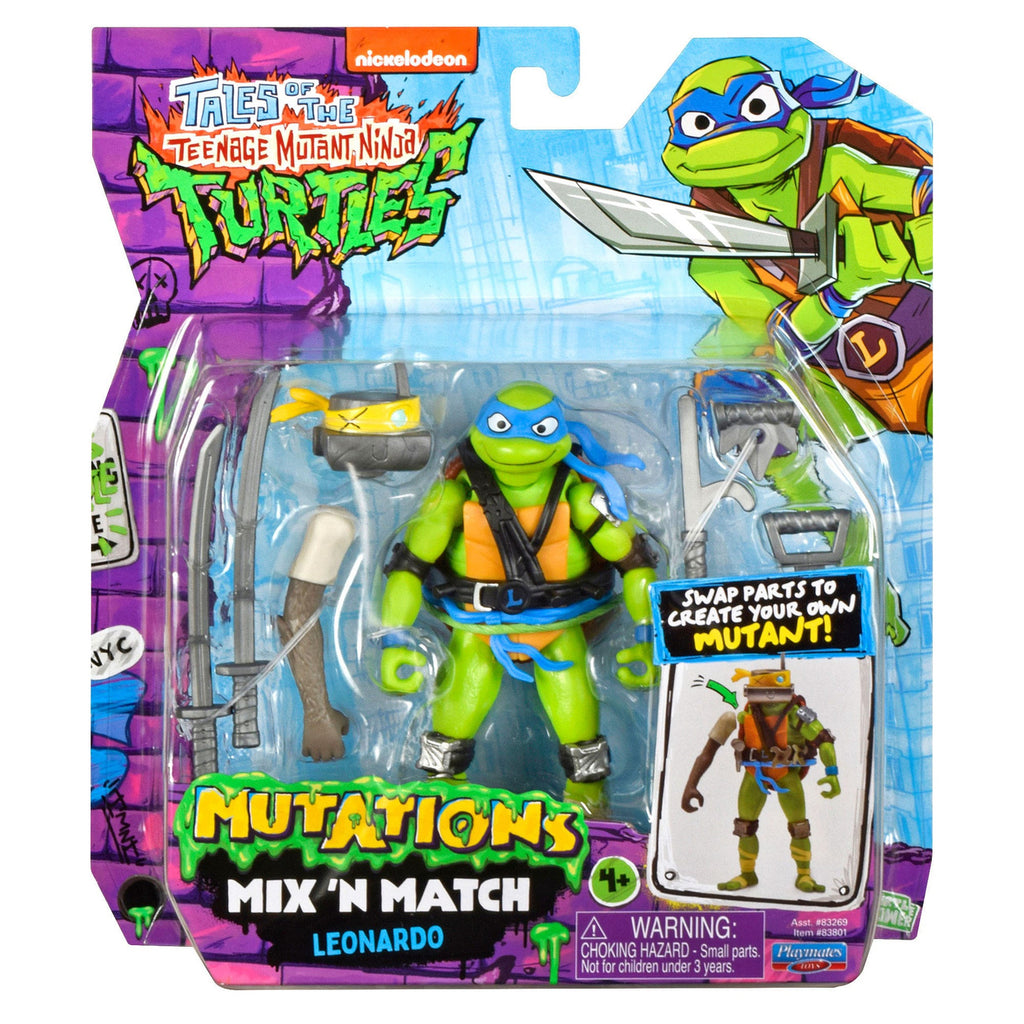 Zdjęcie produktu Tales of the Teenage Mutant Ninja Turtles figurka akcji Mix 'n Match Leonardo 12 cm