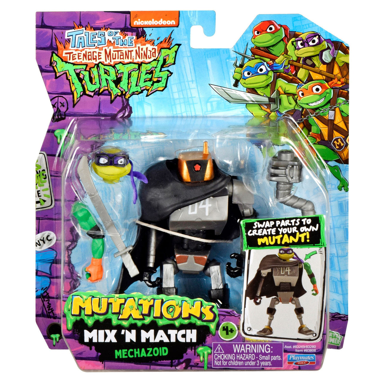 Zdjęcie produktu Tales of the Teenage Mutant Ninja Turtles figurka akcji Mix 'n Match Mechazoid 12 cm