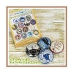 Zdjęcie produktu Przypinki Studio Ghibli Name Tags beżowe 3 cm Blind Box zestaw (14)