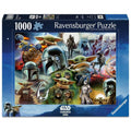 Zdjęcie produktu Puzzle The Mandalorian and Grogu (1000 elementów)