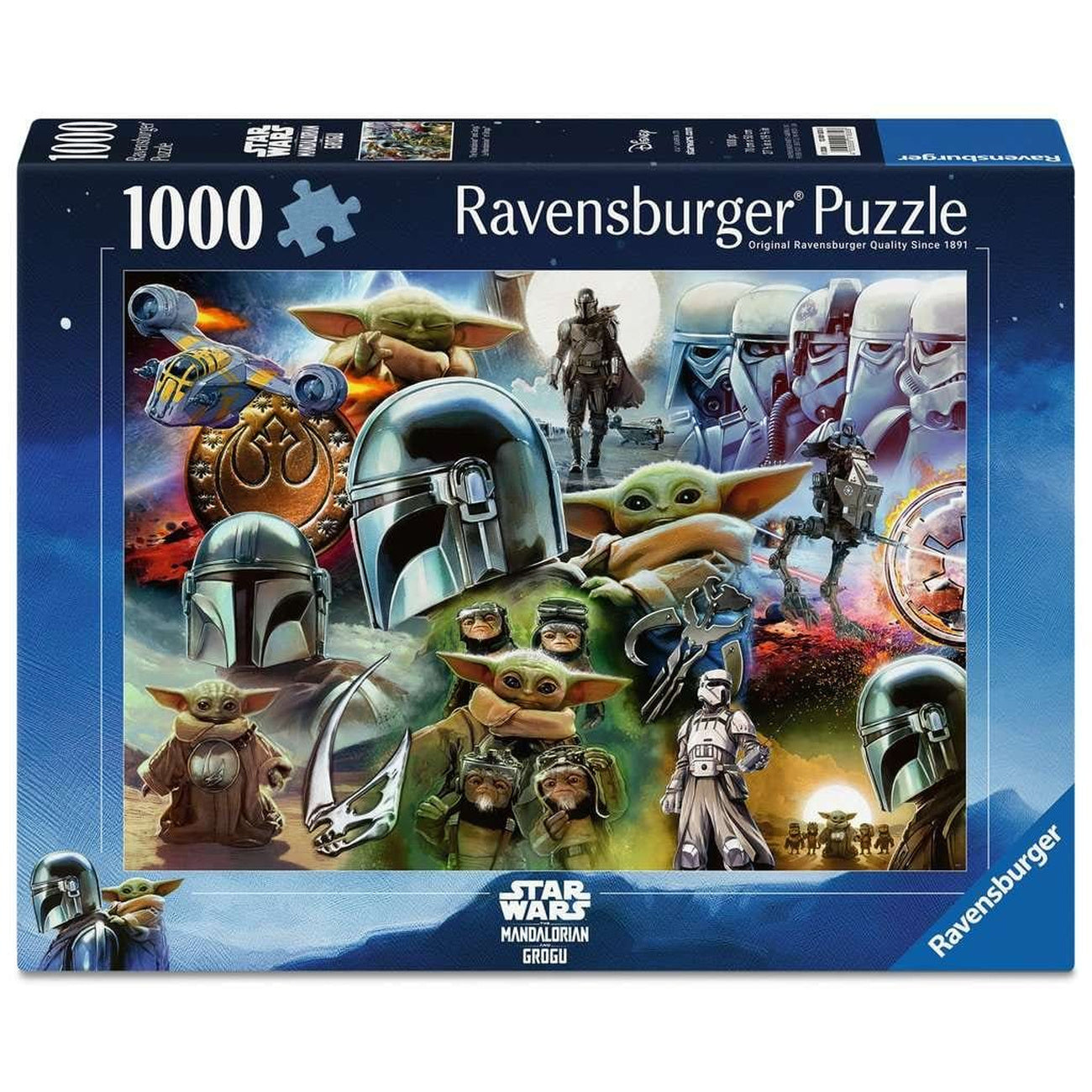 Zdjęcie produktu Puzzle The Mandalorian and Grogu (1000 elementów)