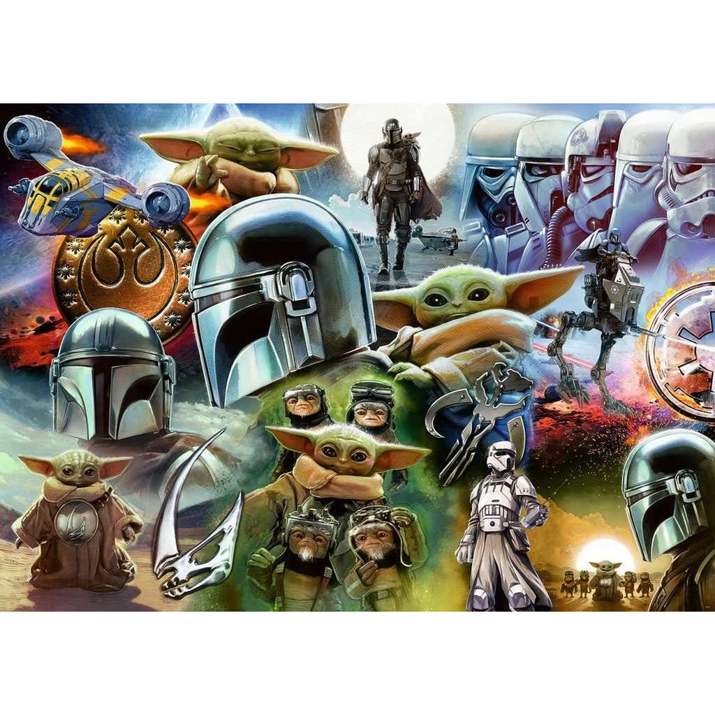 Zdjęcie produktu Puzzle The Mandalorian and Grogu (1000 elementów)
