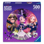 Zdjęcie produktu KPop Demon Hunters Okrągłe puzzle For the fans! (500 elementów)