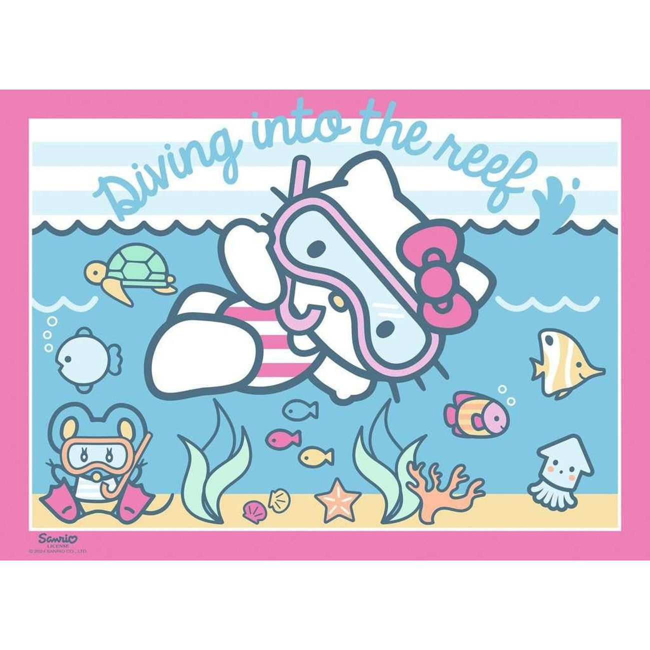 Zdjęcie produktu Puzzle Hello Kitty zestaw 4 szt. Do dzieła, Hello Kitty! (4x100 elementów)