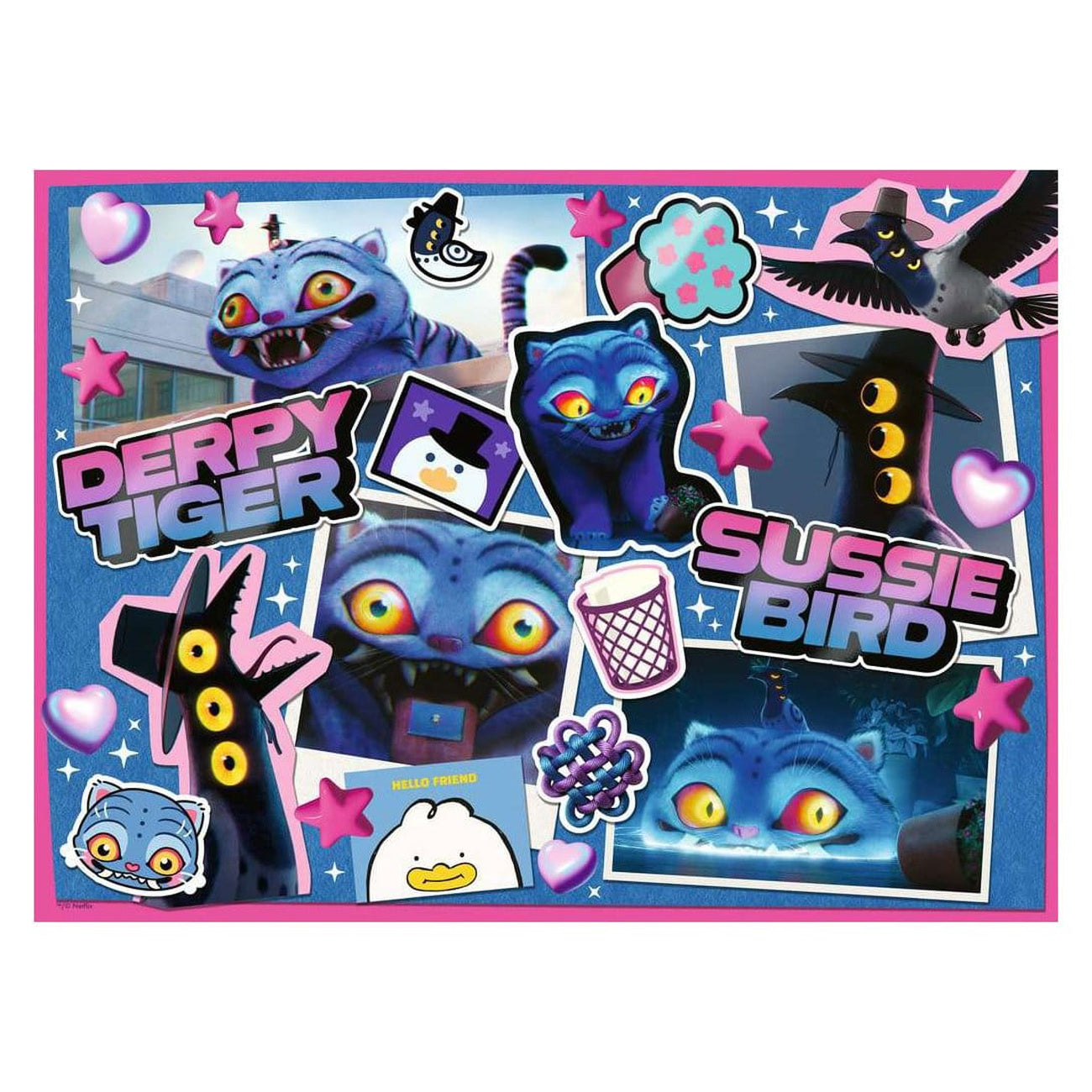 Zdjęcie produktu KPop Demon Hunters puzzle dla dzieci Derpy & Sussie (300 XXL elementów)