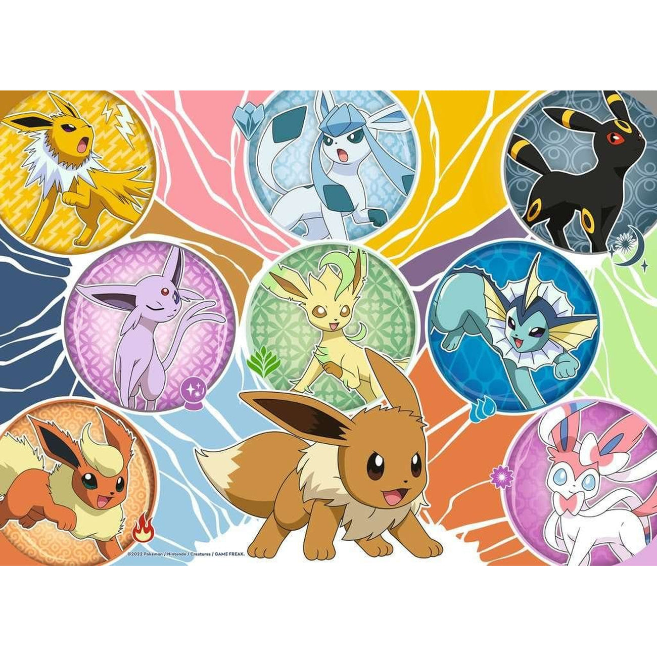 Zdjęcie produktu Pokémon Puzzle Zestaw 4-pack Kumple Pokémon (4x100 elementów)