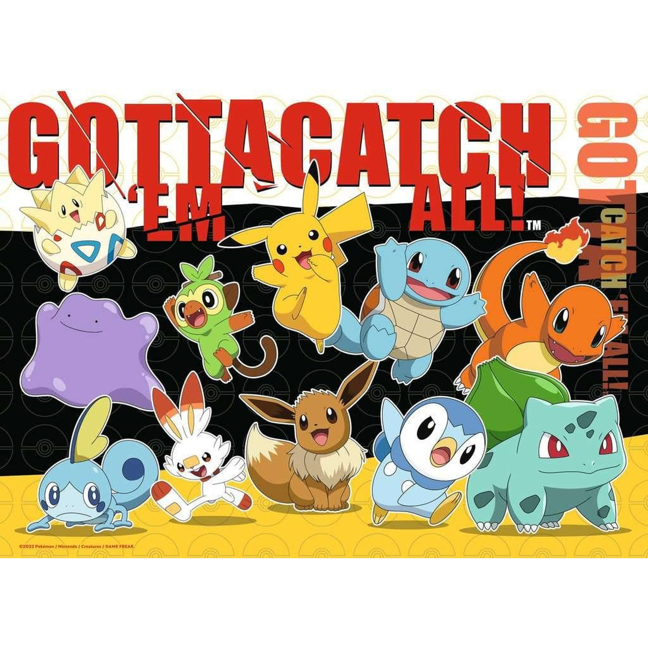 Zdjęcie produktu Pokémon Puzzle Zestaw 4-pack Kumple Pokémon (4x100 elementów)