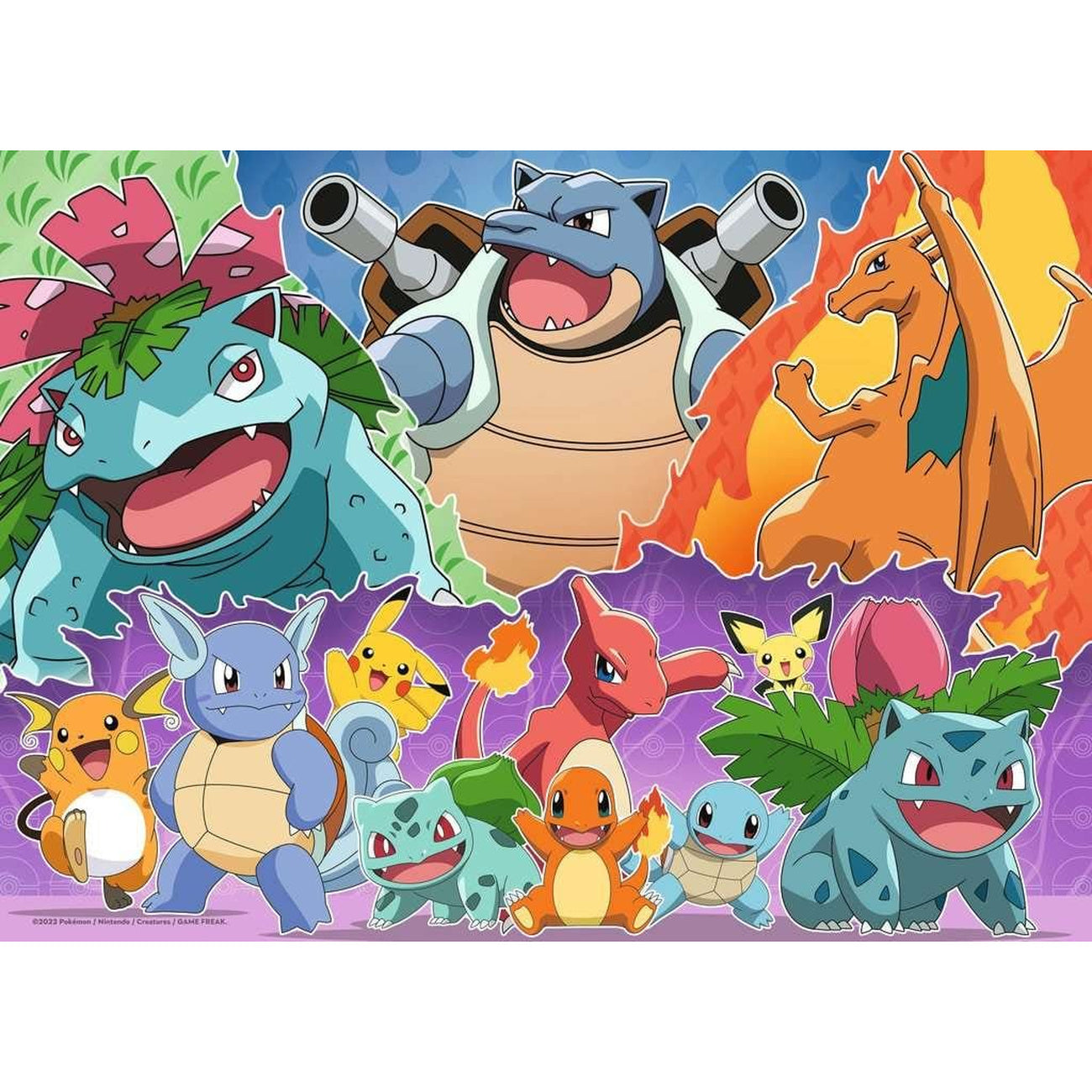 Zdjęcie produktu Pokémon Puzzle Zestaw 4-pack Kumple Pokémon (4x100 elementów)