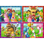 Zdjęcie produktu Super Mario Puzzle zestaw 4-pak Czas na Mario! (4x100 elementów)
