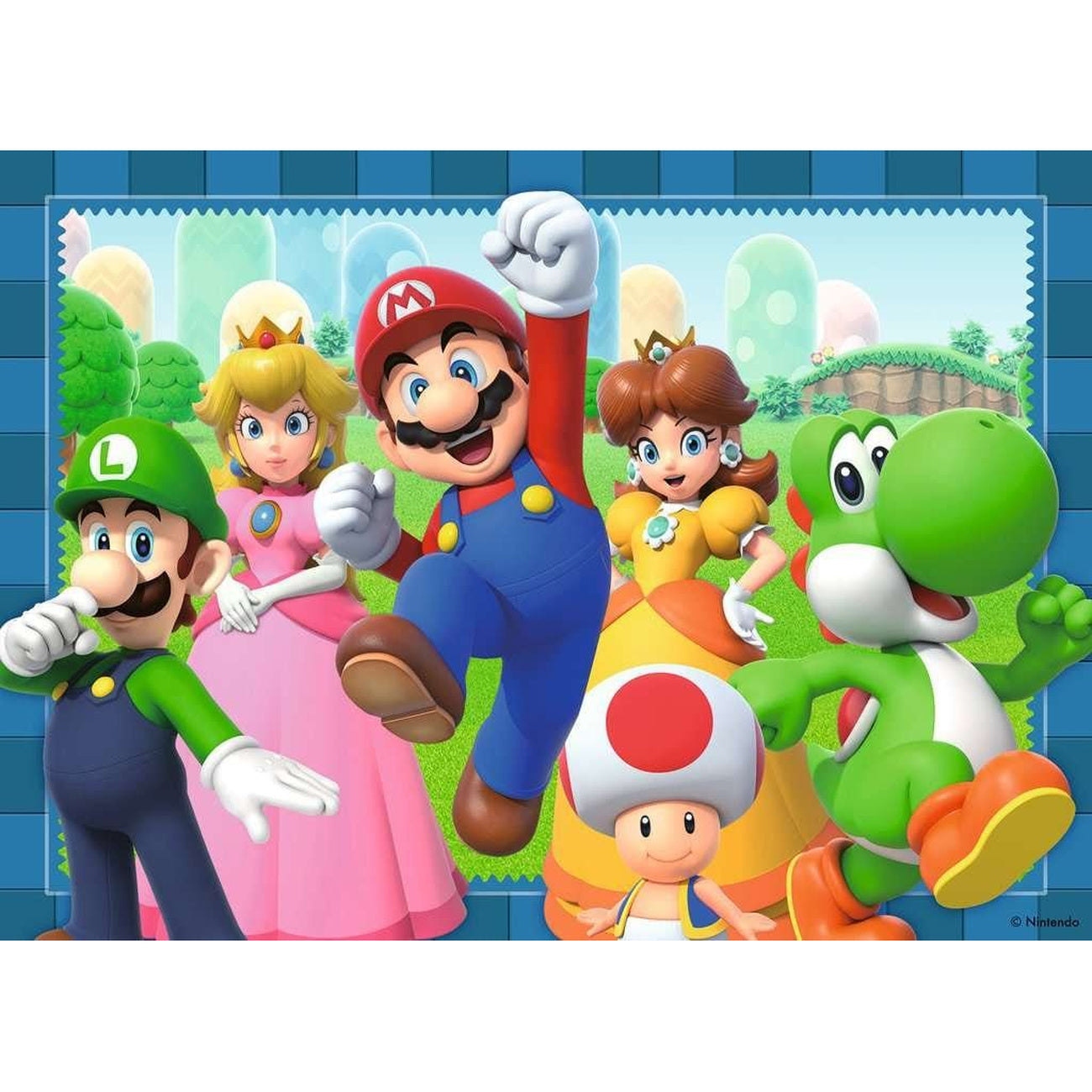 Zdjęcie produktu Super Mario Puzzle zestaw 4-pak Czas na Mario! (4x100 elementów)