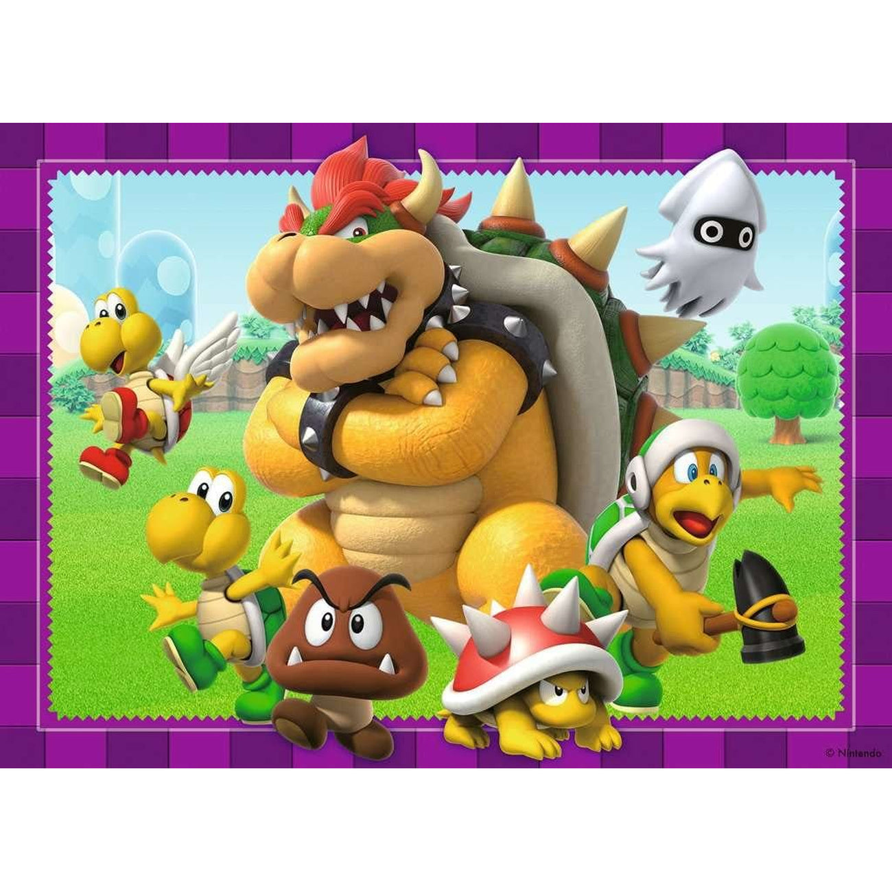 Zdjęcie produktu Super Mario Puzzle zestaw 4-pak Czas na Mario! (4x100 elementów)