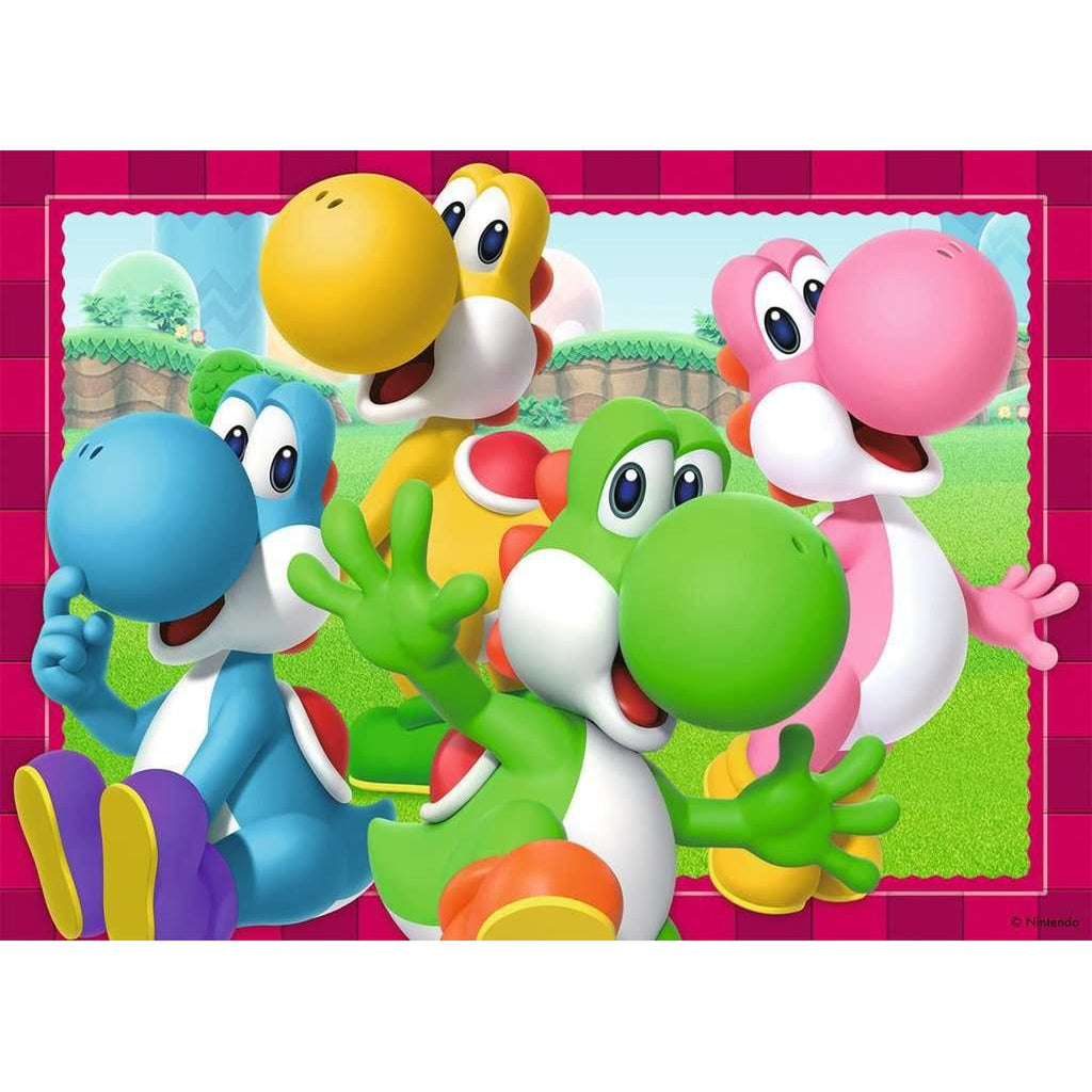 Zdjęcie produktu Super Mario Puzzle zestaw 4-pak Czas na Mario! (4x100 elementów)