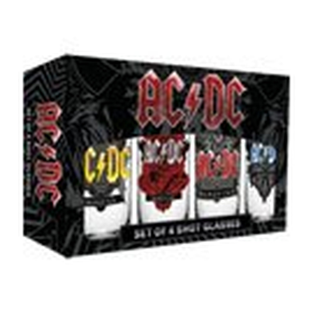 Zdjęcie produktu AC/DC Kieliszki do shotów zestaw 4 sztuki Black Ice