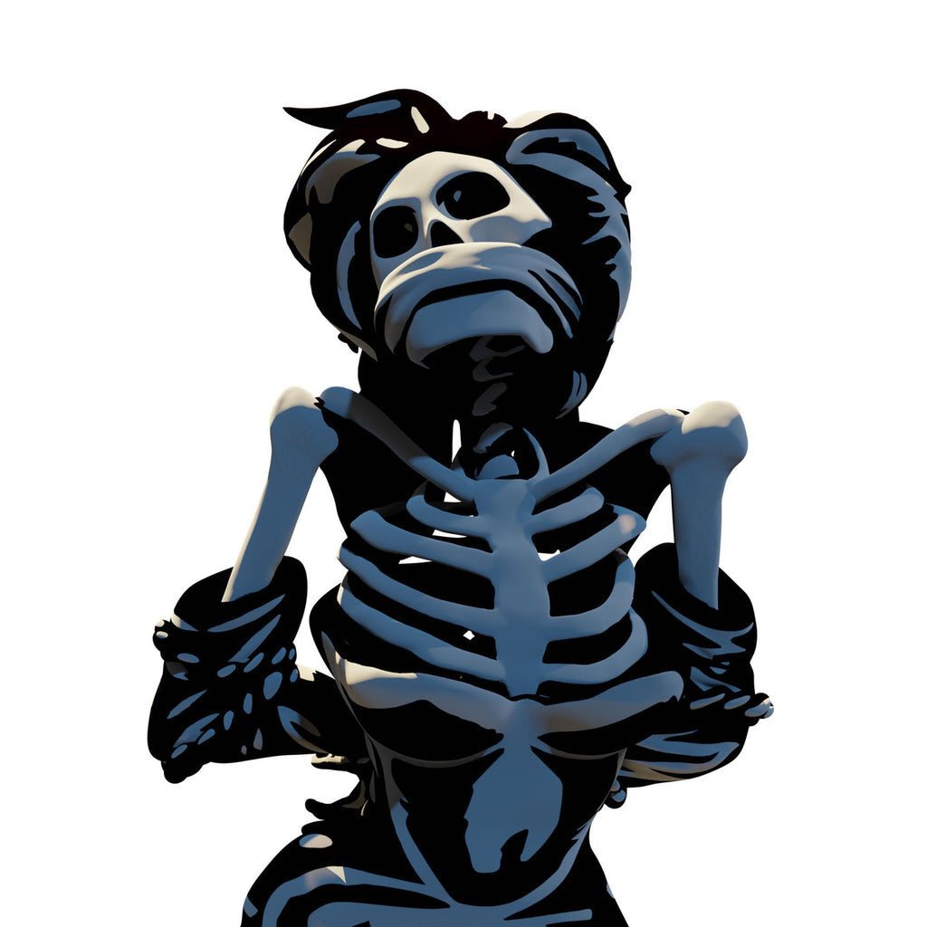Product image Die Ärzte Statue 1/10 Gwendoline Skeleton 17 cm
