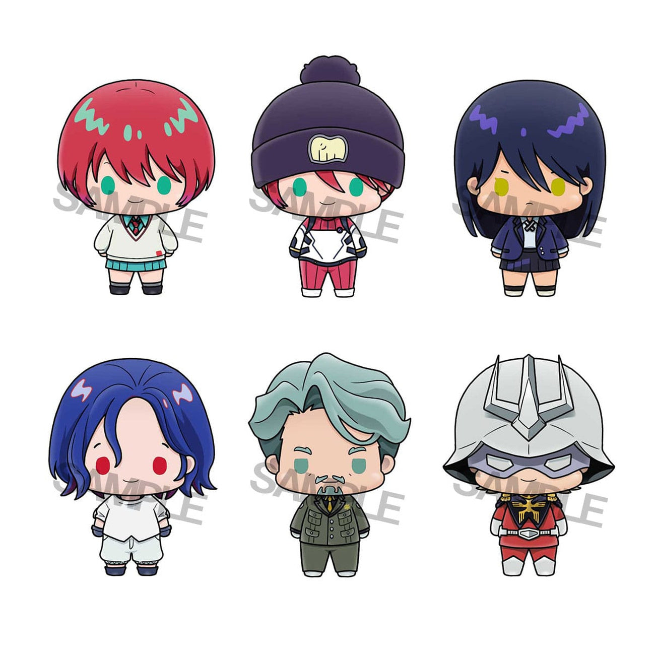 Zdjęcie produktu Mobile Suit Gundam GQuuuuuuX Chokorin Mascot Series figurki kolekcjonerskie 5 cm asortyment (6)