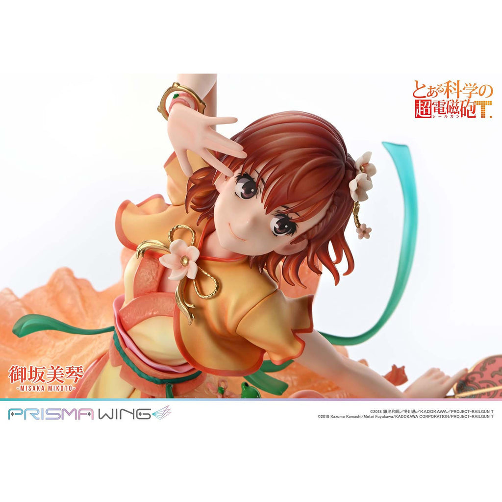 Zdjęcie produktu To Aru Kagaku no Railgun Figura PVC Prisma Wing 1/7 Misaka Mikoto 22 cm