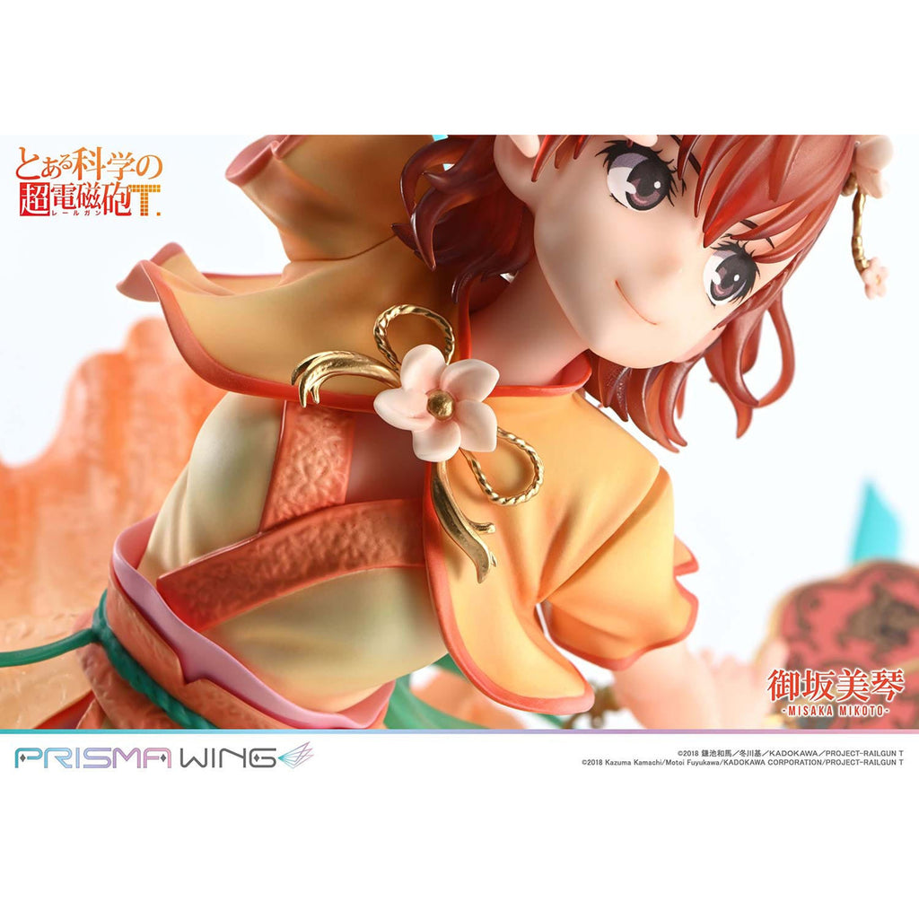 Zdjęcie produktu To Aru Kagaku no Railgun Figura PVC Prisma Wing 1/7 Misaka Mikoto 22 cm