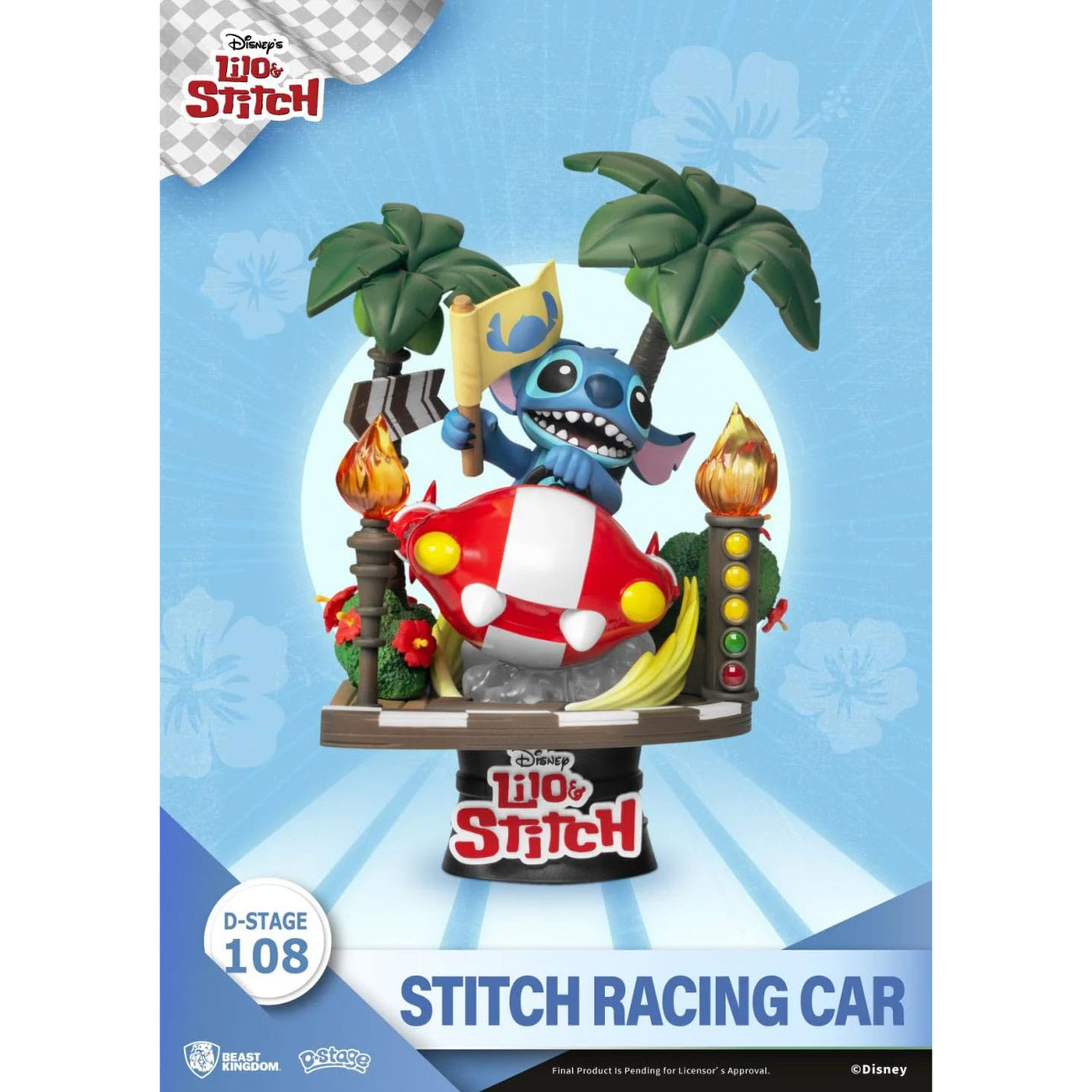 Product image Disney: Lilo & Stitch - Stitch Racing Car PVC Diorama