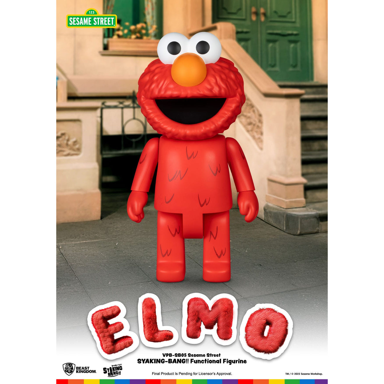 Zdjęcie produktu Ulica Sezamkowa Syaking Bang skarbonka winylowa Elmo 47 cm