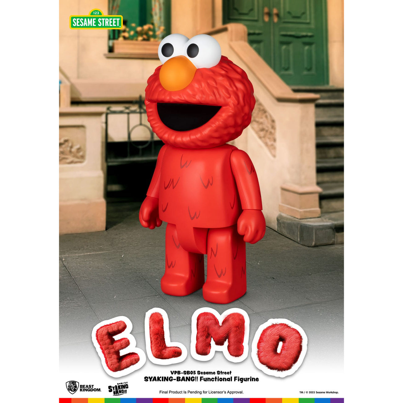 Zdjęcie produktu Ulica Sezamkowa Syaking Bang skarbonka winylowa Elmo 47 cm