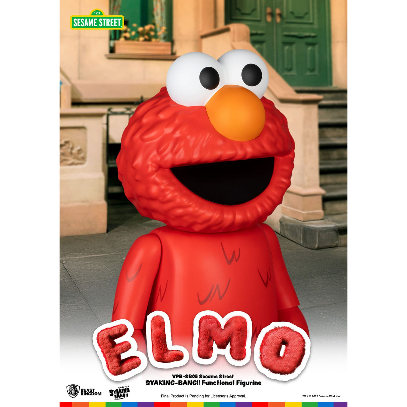 Zdjęcie produktu Ulica Sezamkowa Syaking Bang skarbonka winylowa Elmo 47 cm