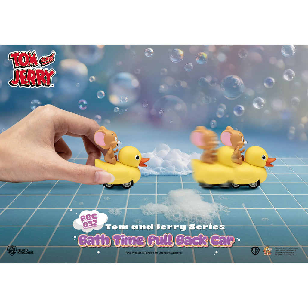 Zdjęcie produktu Tom & Jerry Pull Back Car Series Auta z napędem typu pull-back Bath Time Blind Box zestaw 6 sztuk