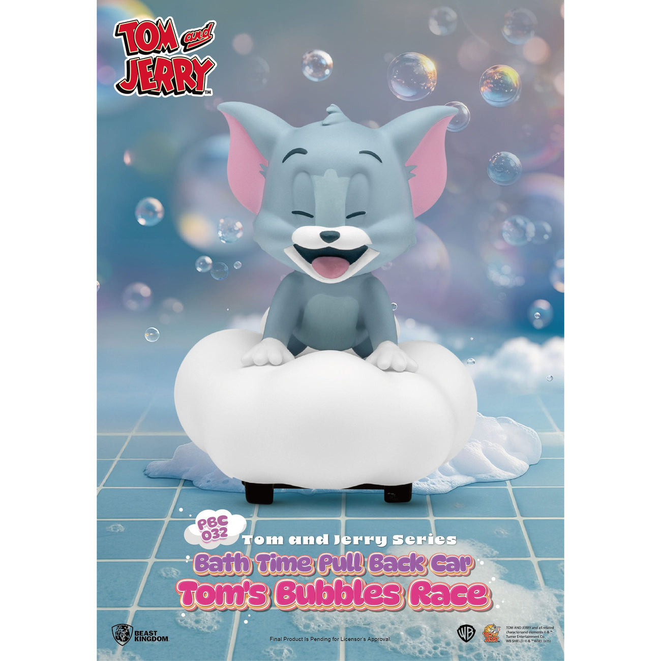 Zdjęcie produktu Tom & Jerry Pull Back Car Series Auta z napędem typu pull-back Bath Time Blind Box zestaw 6 sztuk