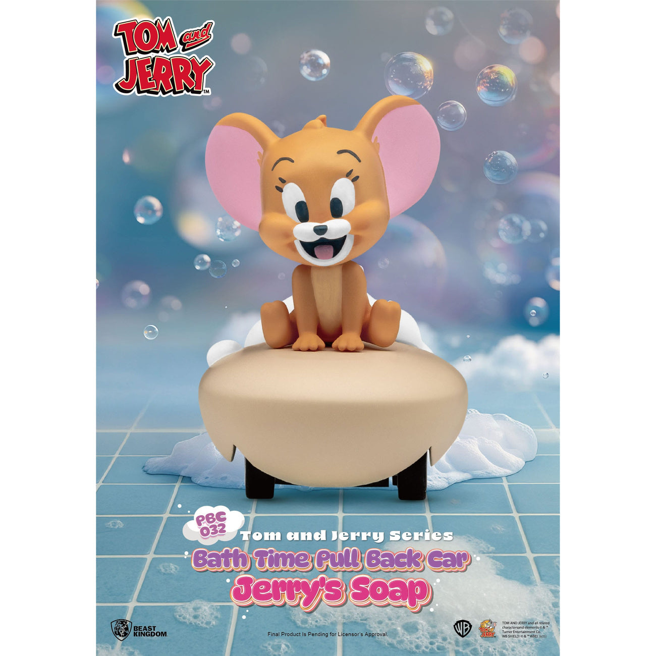Zdjęcie produktu Tom & Jerry Pull Back Car Series Auta z napędem typu pull-back Bath Time Blind Box zestaw 6 sztuk