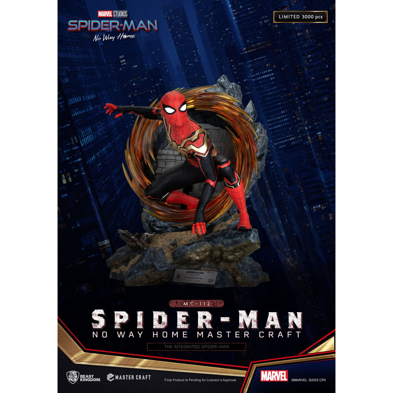 Zdjęcie produktu Spider-Man: No Way Home Figurka Master Craft The Integrated Spider-Man 31 cm