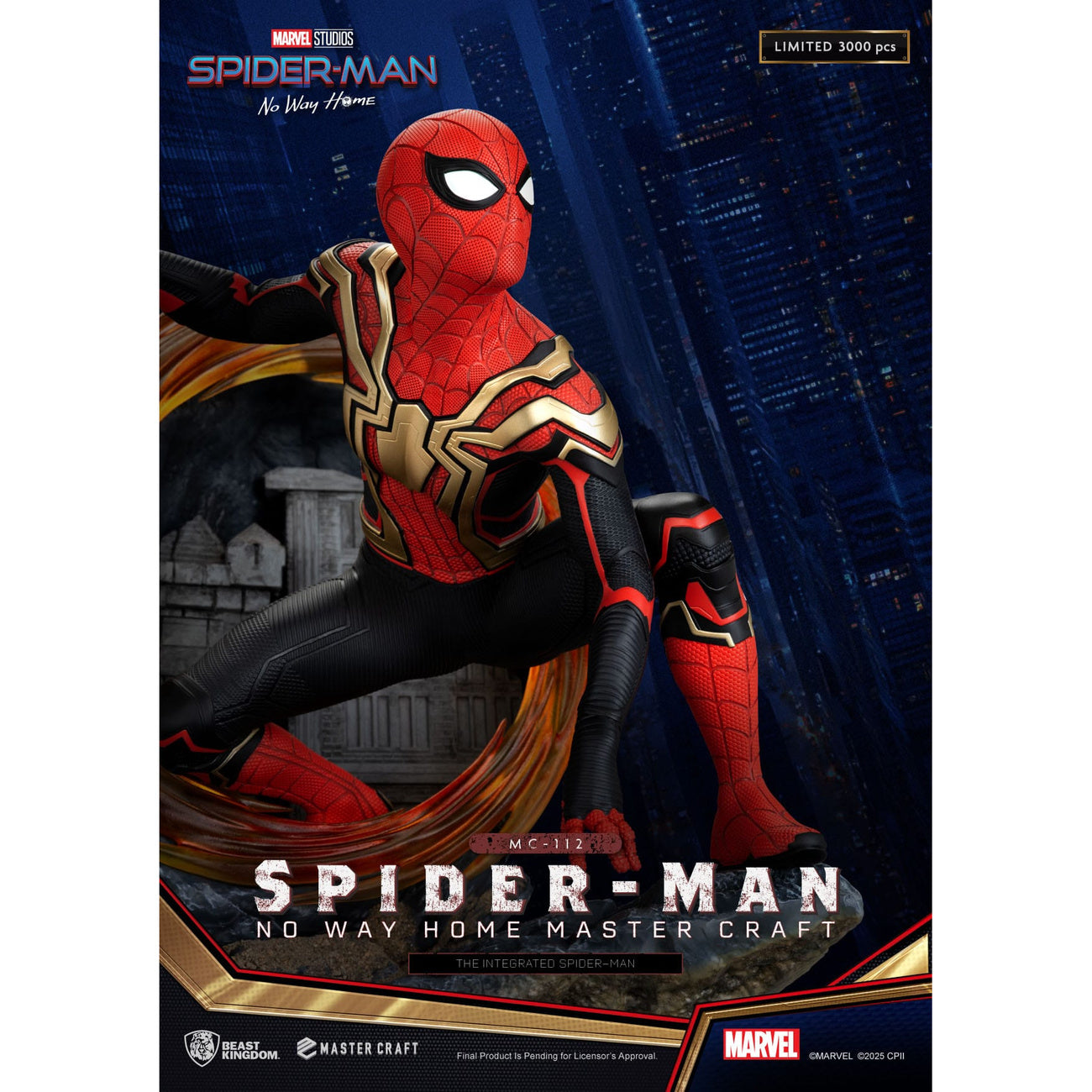 Zdjęcie produktu Spider-Man: No Way Home Figurka Master Craft The Integrated Spider-Man 31 cm