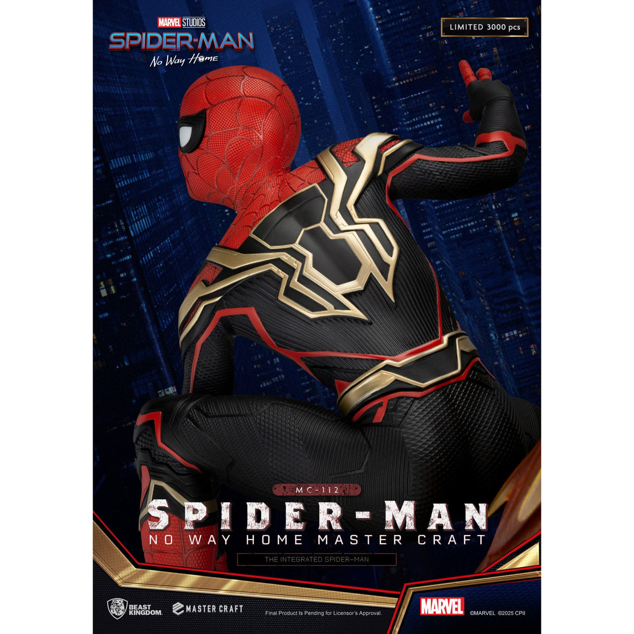 Zdjęcie produktu Spider-Man: No Way Home Figurka Master Craft The Integrated Spider-Man 31 cm