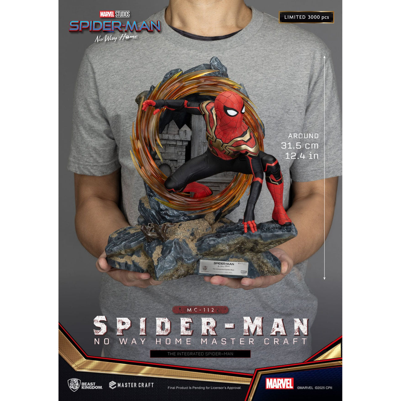 Zdjęcie produktu Spider-Man: No Way Home Figurka Master Craft The Integrated Spider-Man 31 cm