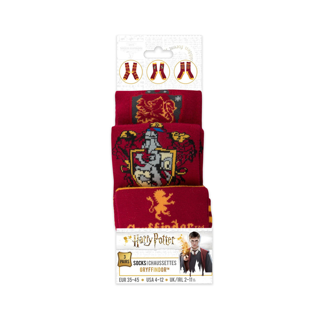 Zdjęcie produktu Harry Potter Skarpetki 3-pak Gryffindor