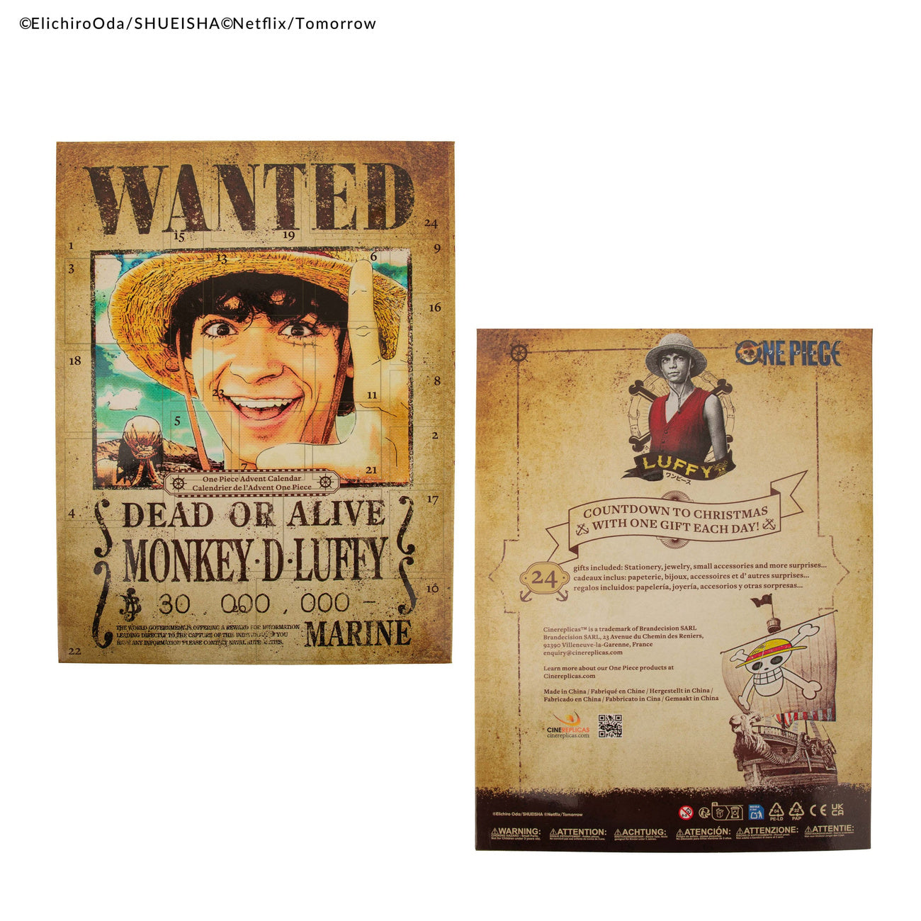 Zdjęcie produktu Kalendarz adwentowy One Piece 2025