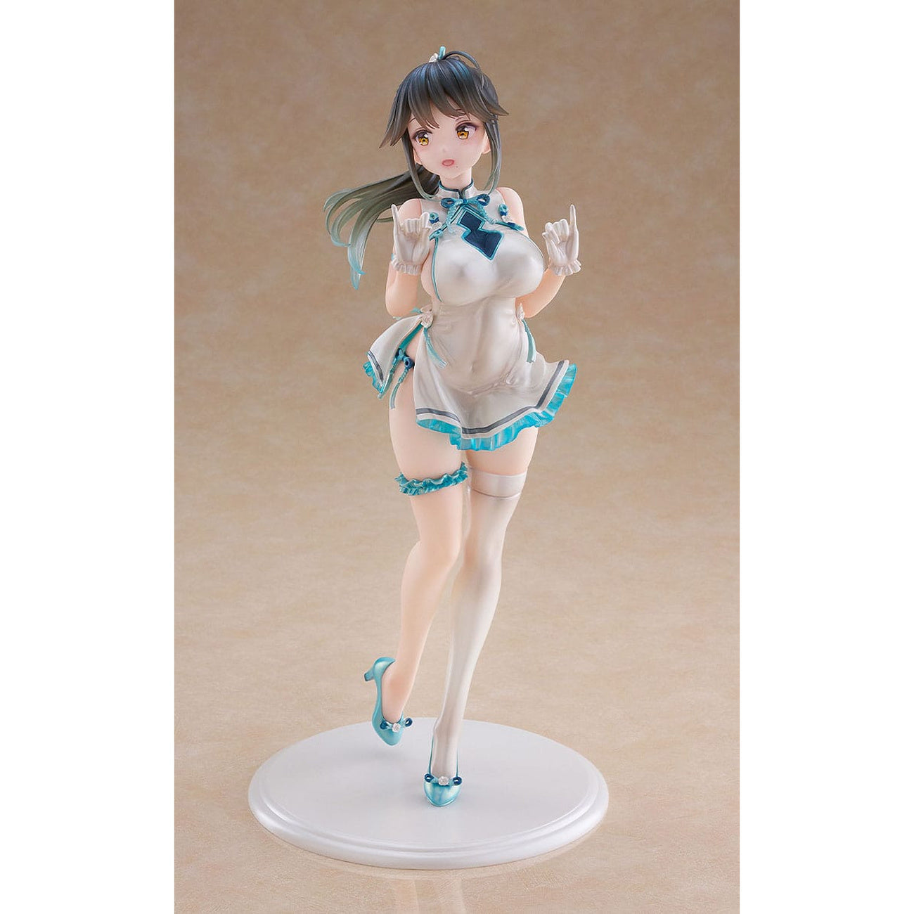 Zdjęcie produktu Avian Romance Pink Label 5 Figura PVC 1/6 Ponytail Girl: Qipao 29 cm