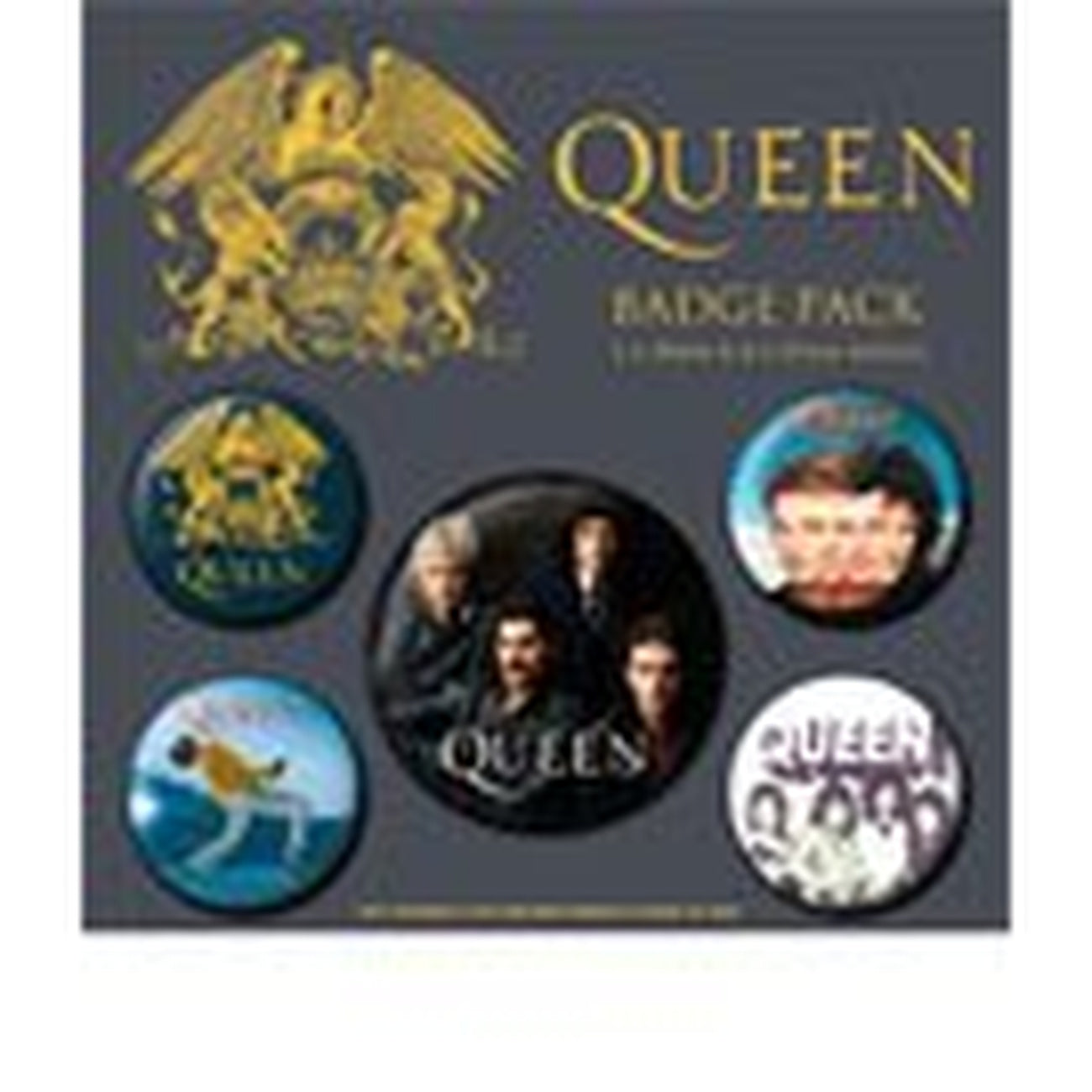 Zdjęcie produktu Queen Zestaw przypinek Classic 5-pack