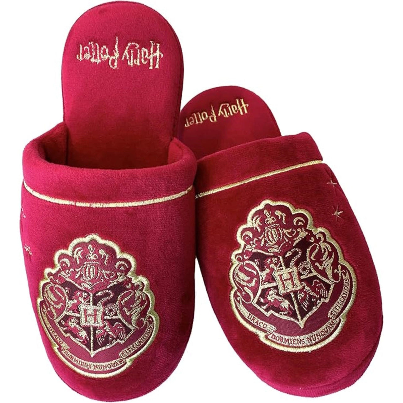 Zdjęcie produktu Harry Potter Kapcie Hogwarts Złoto na Burgundzie EU 38-41