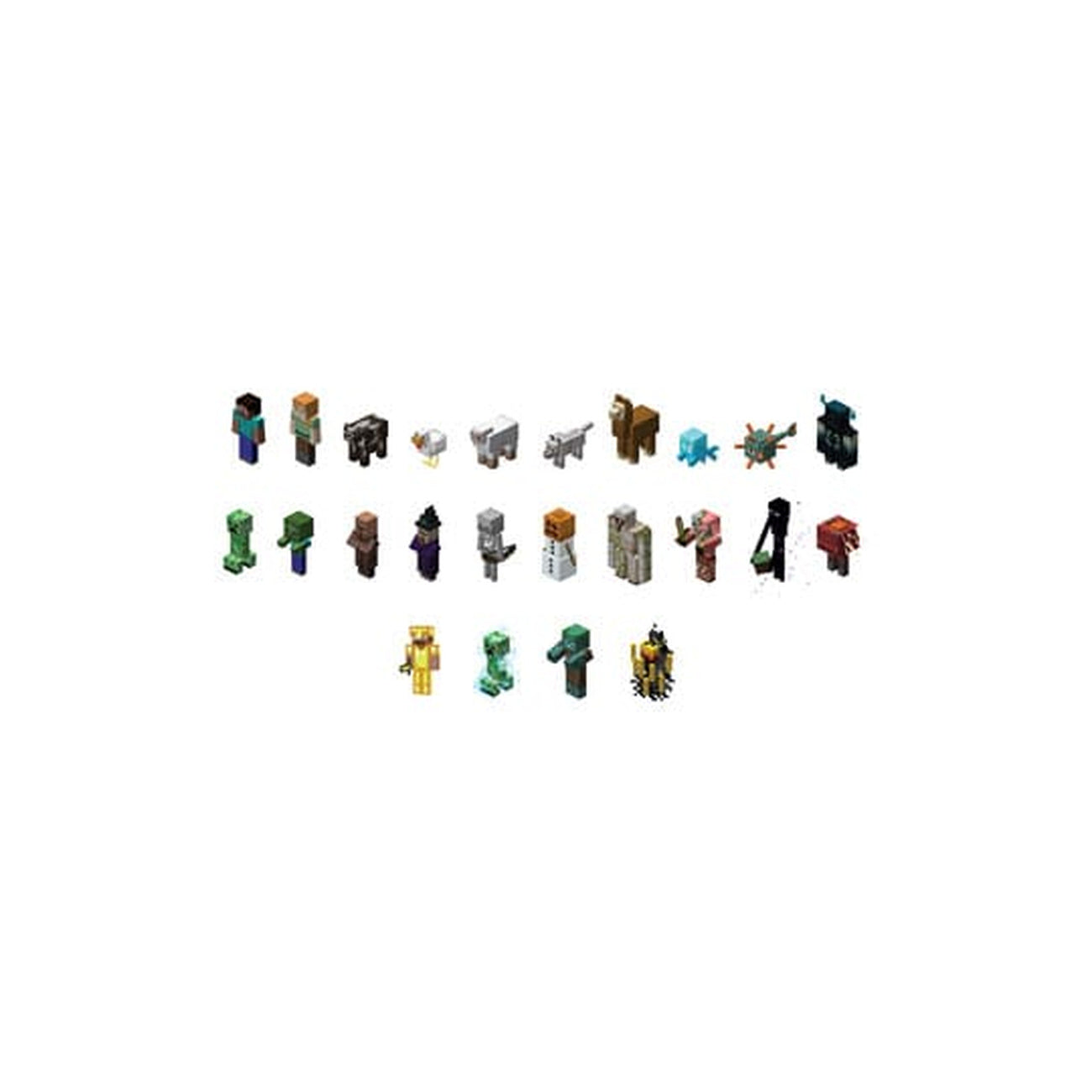 Zdjęcie produktu Minecraft 3D Toppeez 6 cm zestaw (24)