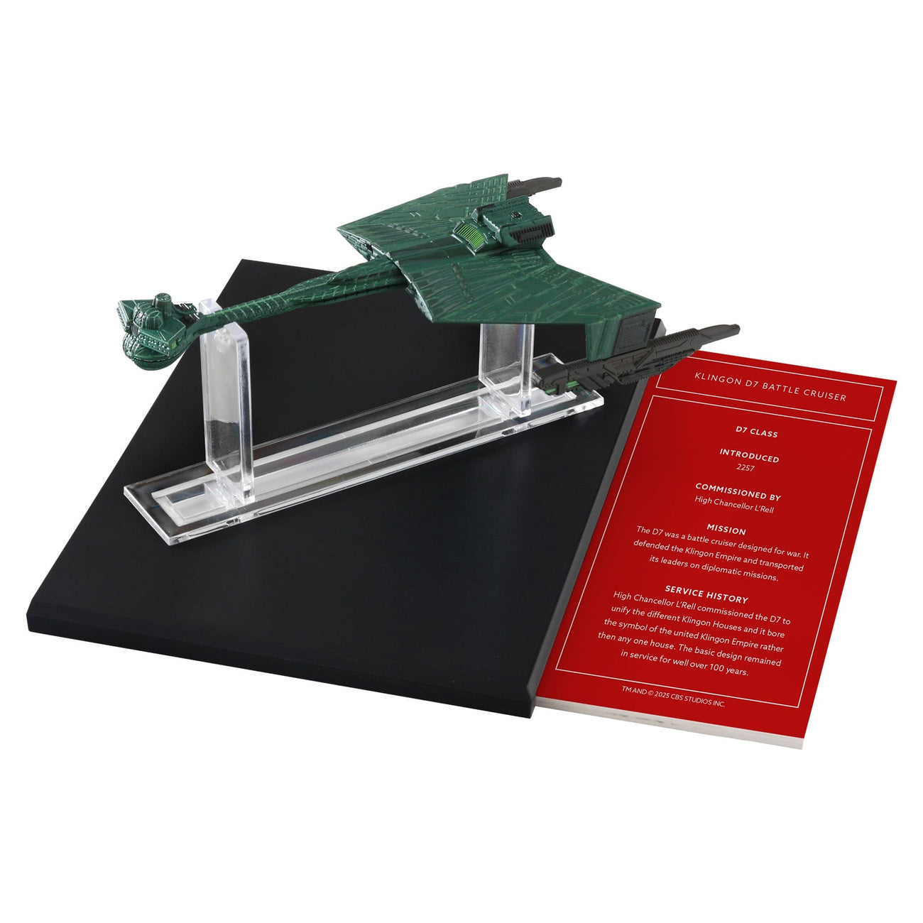 Zdjęcie produktu Star Trek Library Die-Cast Klingon D7 Battle Cruiser 10 cm