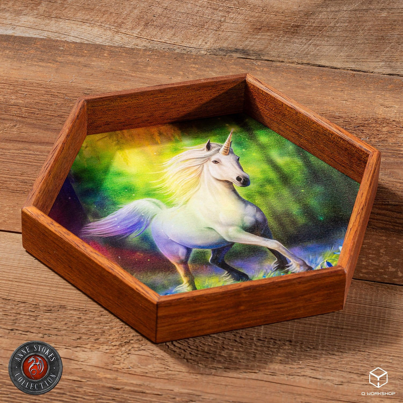Zdjęcie produktu Anne Stokes Tacka na Kości Chase The Rainbow 20 cm