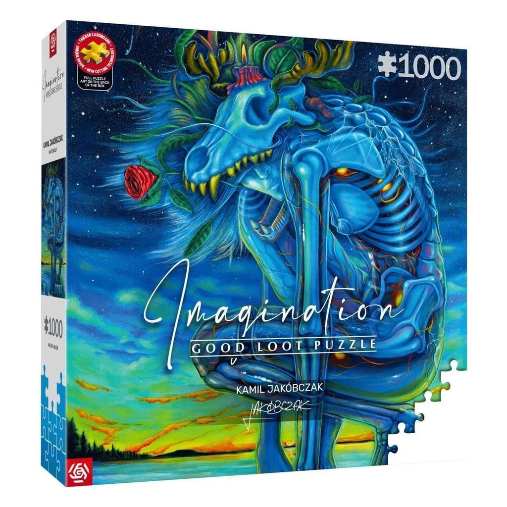 Zdjęcie produktu Imagination Series Puzzle Kamil Jakóbczak Bialy Wilk (1000 elementów)