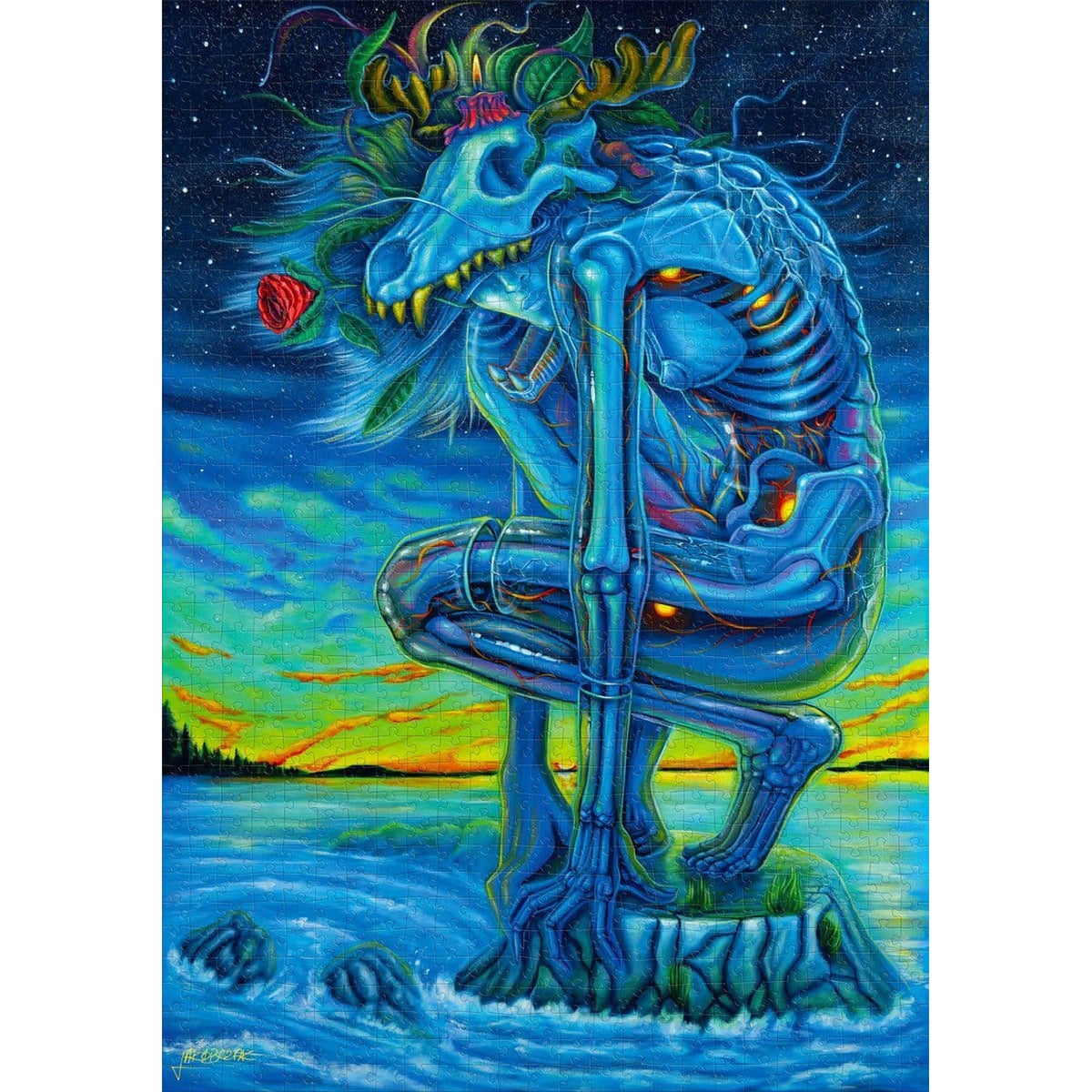 Zdjęcie produktu Imagination Series Puzzle Kamil Jakóbczak Bialy Wilk (1000 elementów)